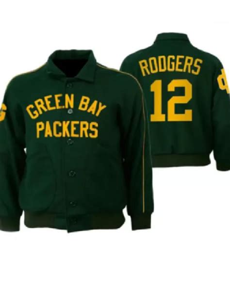 Men Aaron Rodgers NFL Jackets for sale 